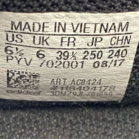 Adidas Mens 6.5 Womens 7.5 Tubular Running Shoes AC8424 Shadow Black Gold - Picture 7 of 7